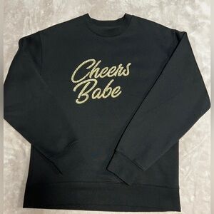 NWOT size small brunette the label sweater